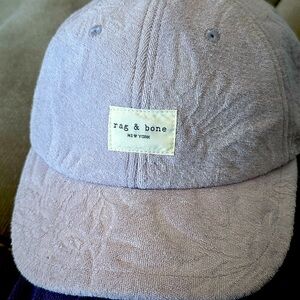 Rag & Bone Addison Baseball Cap ~ Lilac Terry